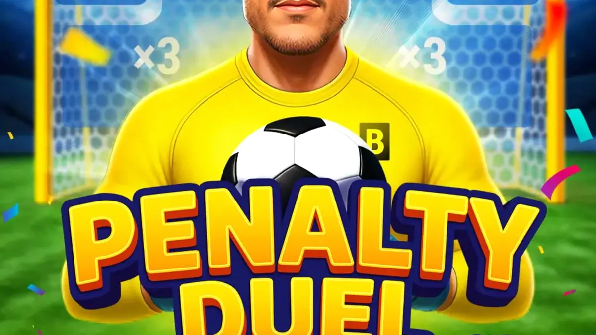 Tinjauan permainan Penalty Duel dengan Júlio César dari BGaming, menampilkan penjaga gawang legendaris di lapangan hijau.